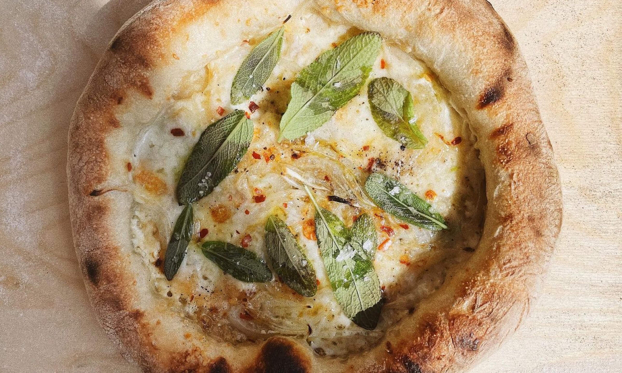 Taleggio flatbread