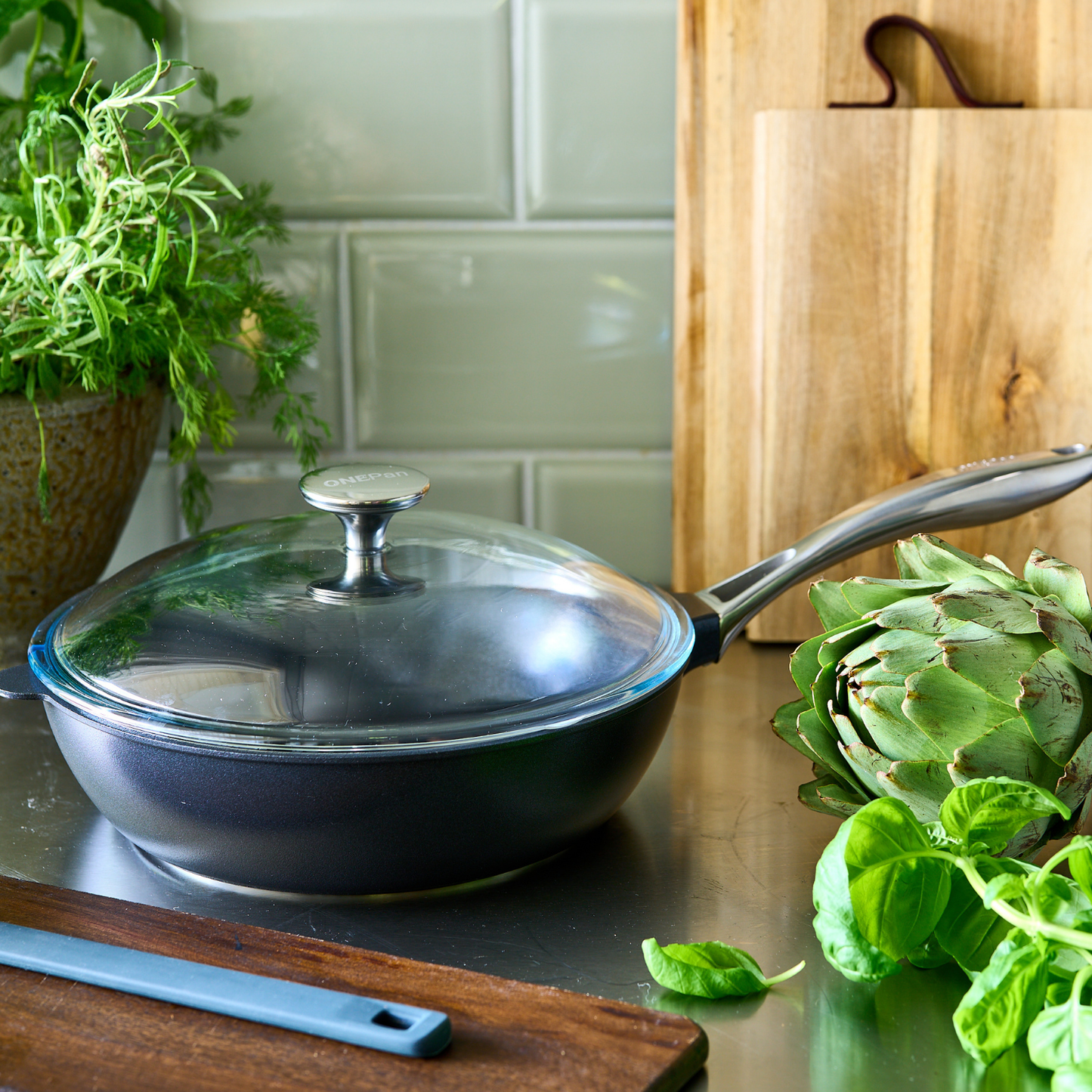 Sauté pan 26 cm, Frying pan with lid | OnePan