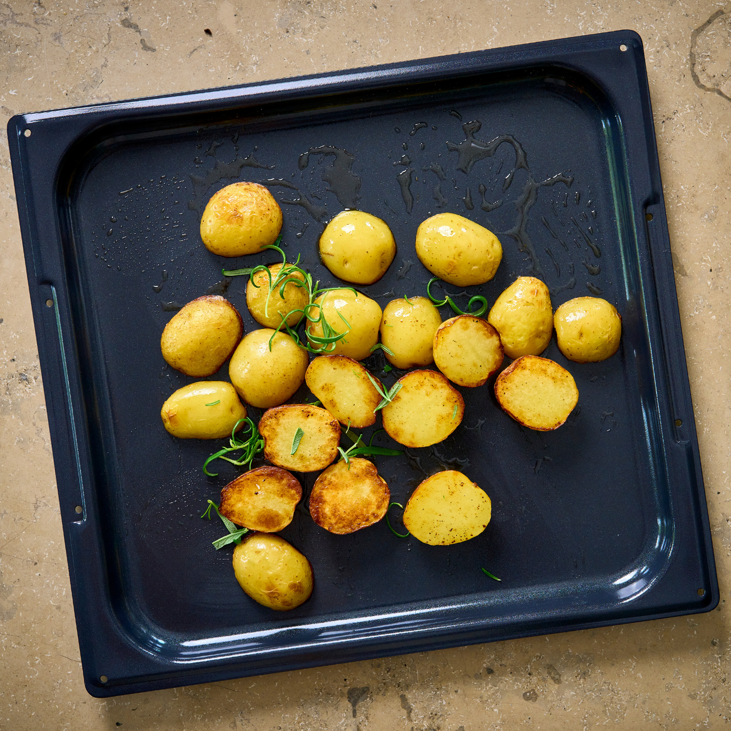 Pizzaplåtar för ugn, Non-stick utan PFAS | 2-set