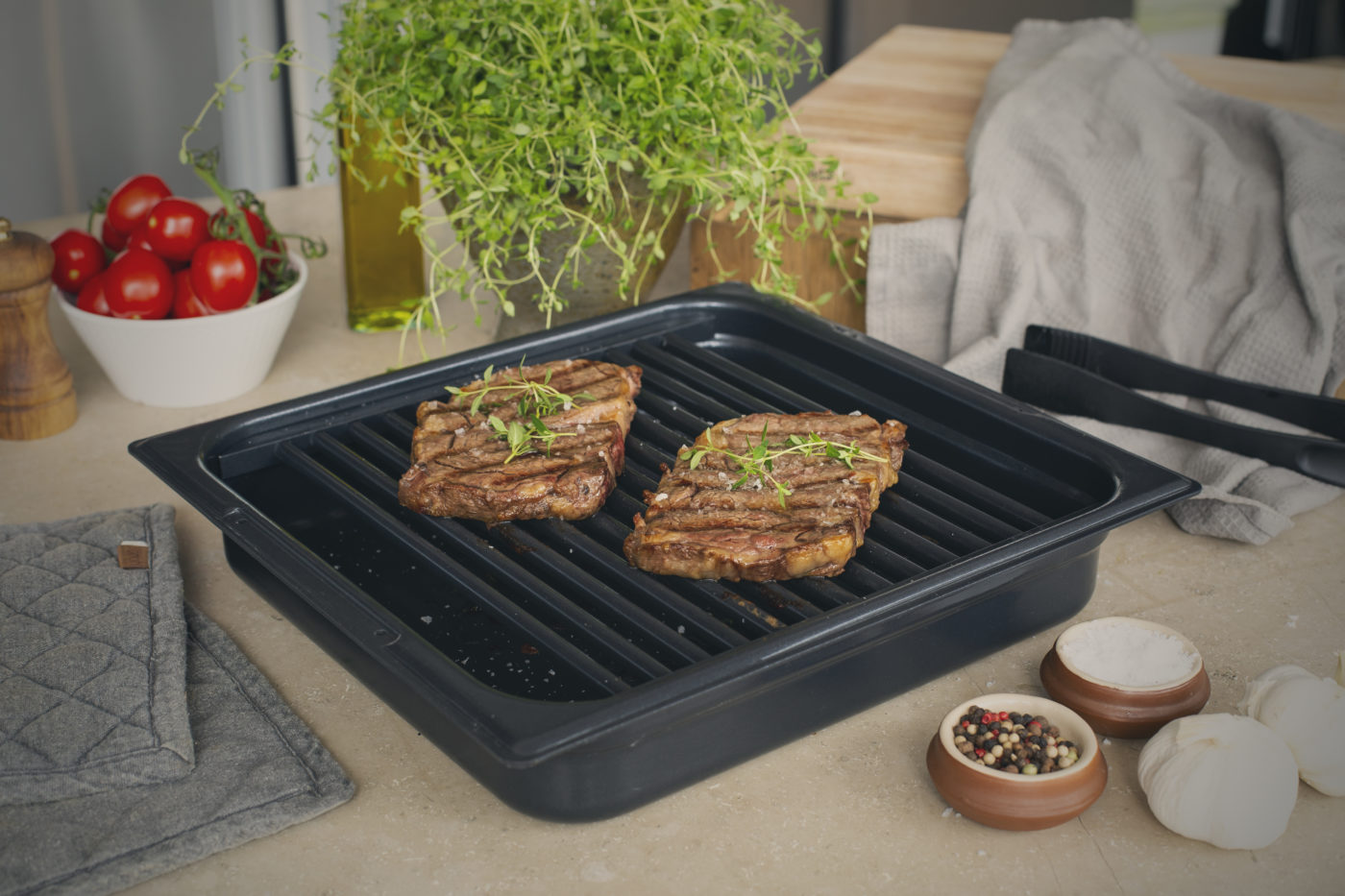 Ugnsform + galler, Non-stick utan PFAS | Roast & Grill Kit