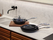 OnePan stekpanneset – cirkulära non-stick pannor i olika storlekar för all typ av matlagning.