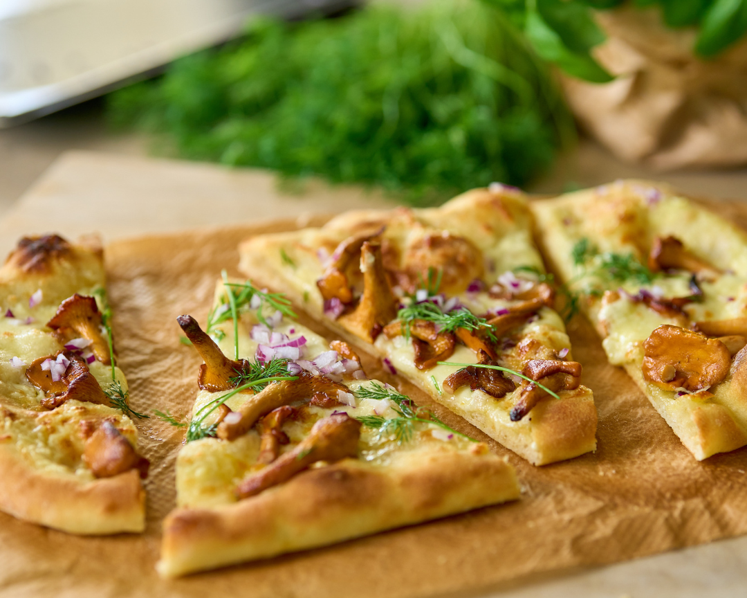 Pinza med kantareller