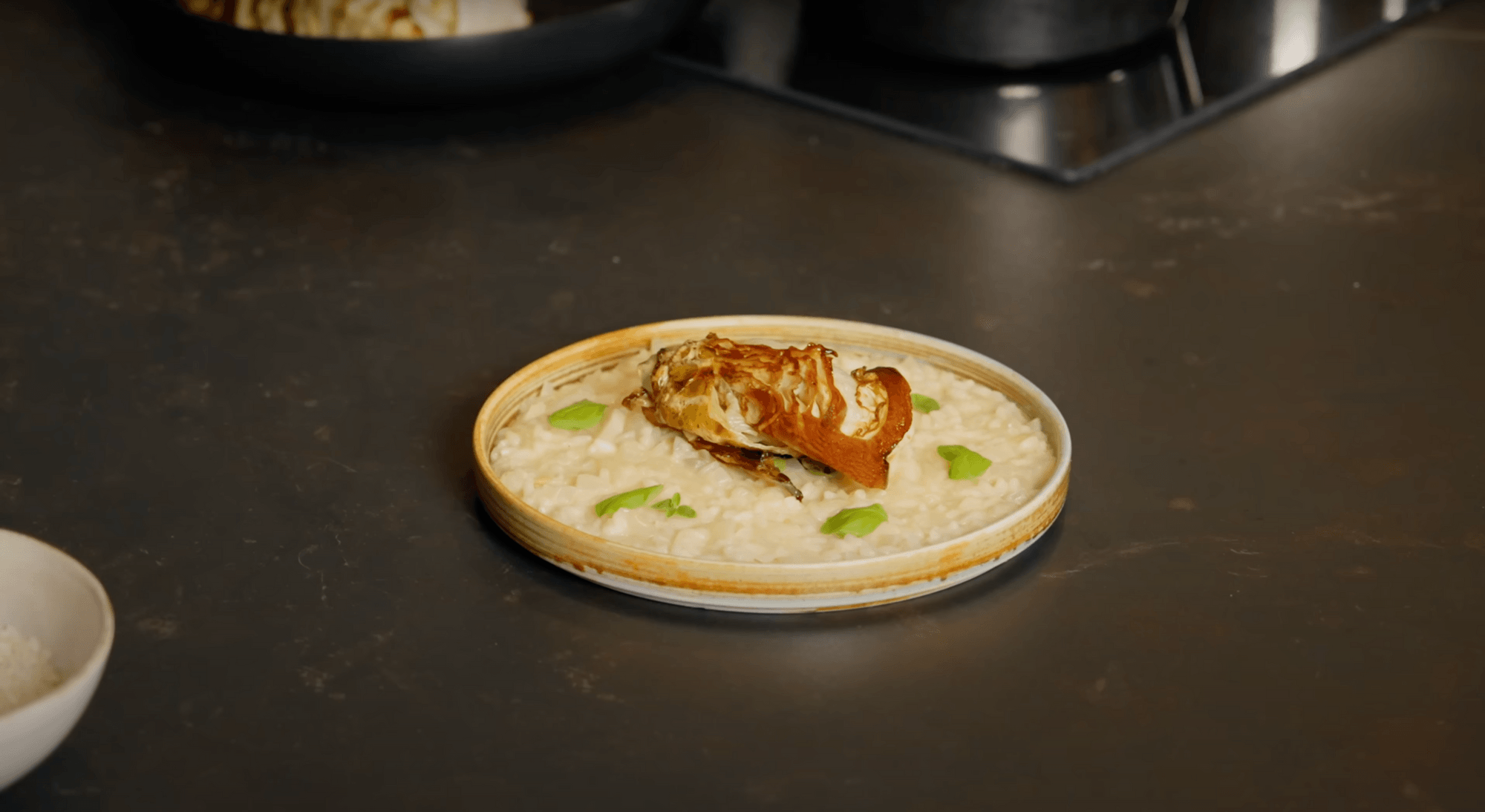 Risotto med balsamico-marinerad spetskål