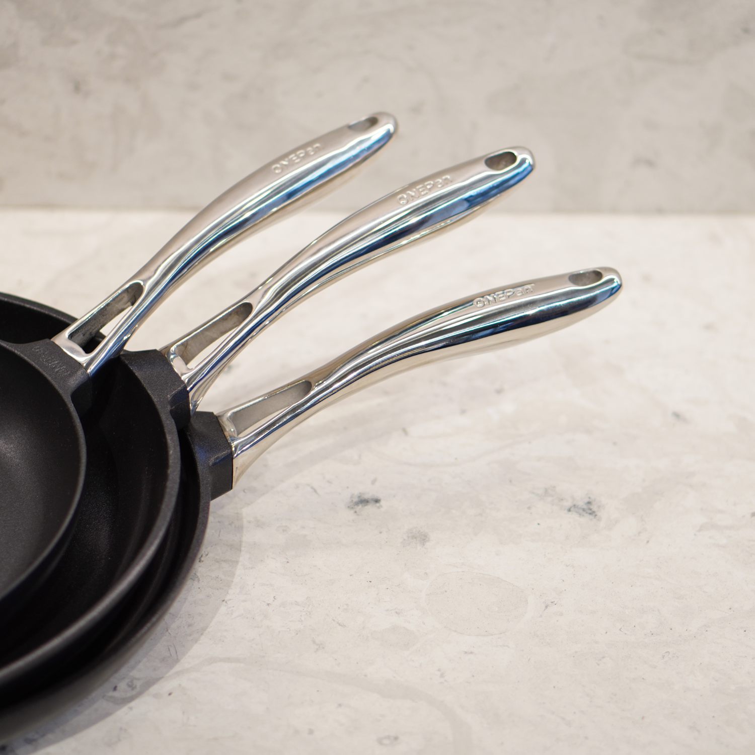 Frying pans 24/28/30 cm, Ceramic Non-stick | 3-set