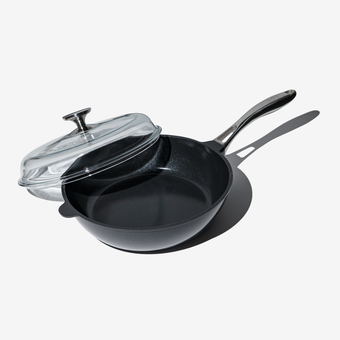 Traktörpanna 26 cm, Djup stekpanna med lock | OnePan