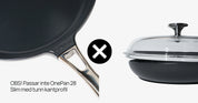 OnePan Lock 28 | Passar modellen med bred kantprofil